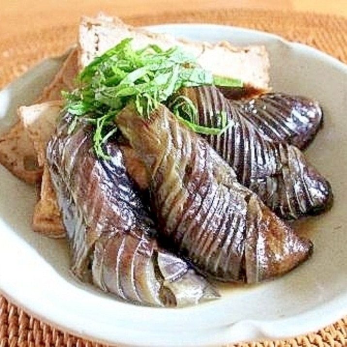 なすと厚揚げの田舎煮♪